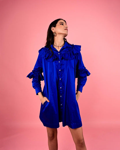 CRY ME A RIVER SHIRT DRESS