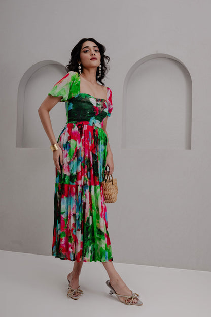 AMAZONIA MIDI DRESS